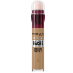 MAYBELLINE INSTANT ANTI AGE ERASER קונסילר עם כיסוי עמיד מטשטש ומתקן גוון – 02